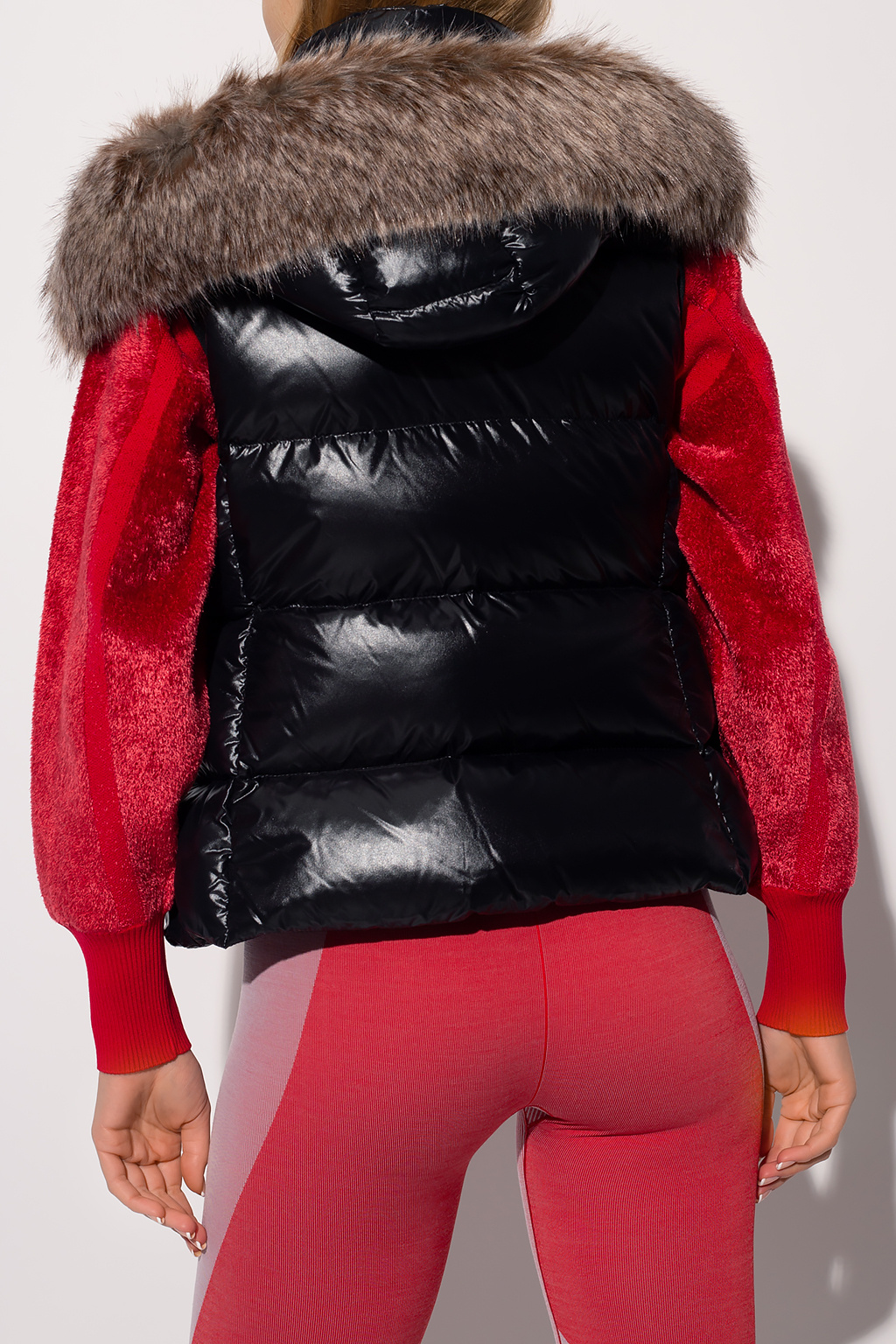 Moncler vest 2024 with fur